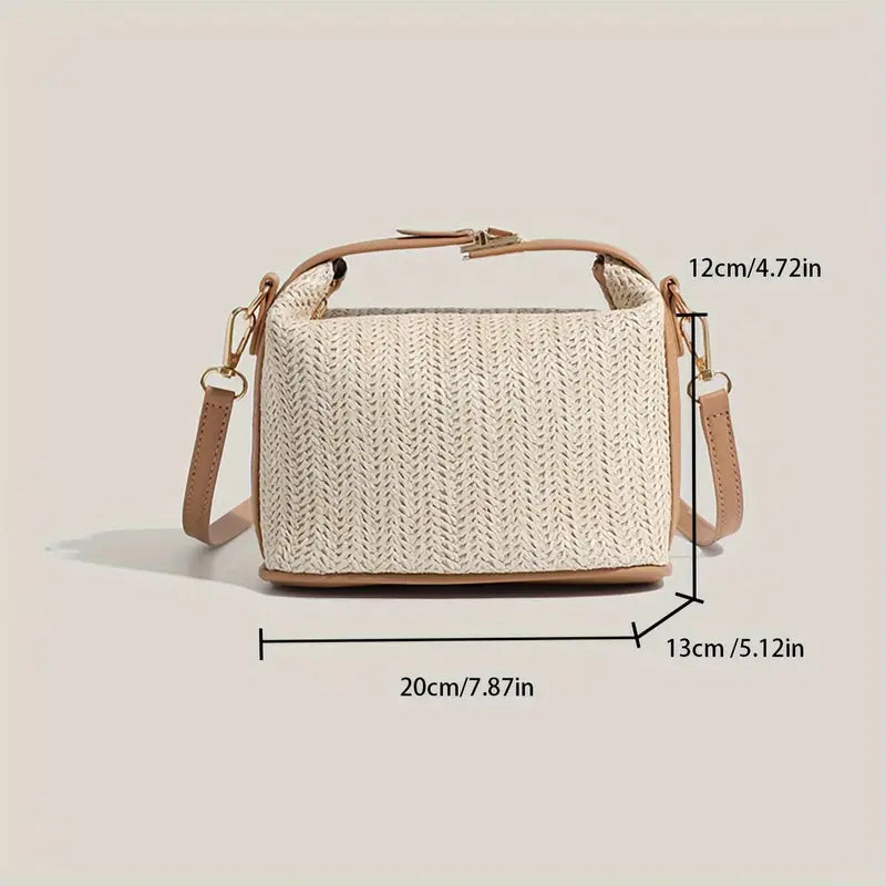 Sun-Kissed Straw Tote