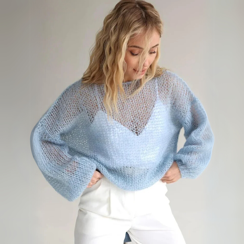 Gabi Mesh Sweater