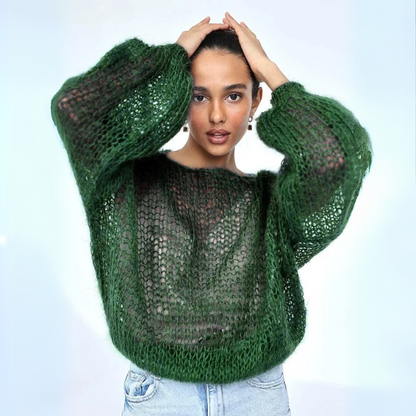 Gabi Mesh Sweater