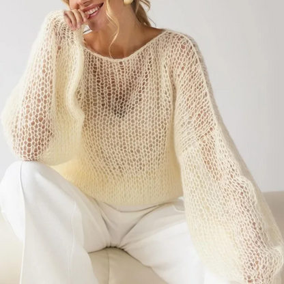 Gabi Mesh Sweater