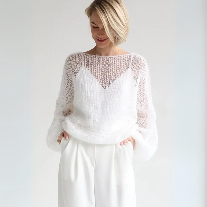 Gabi Mesh Sweater