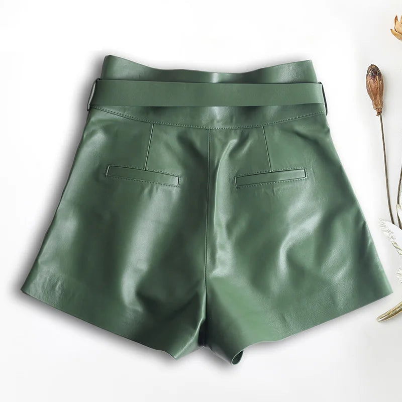 Daridu Leather Shorts