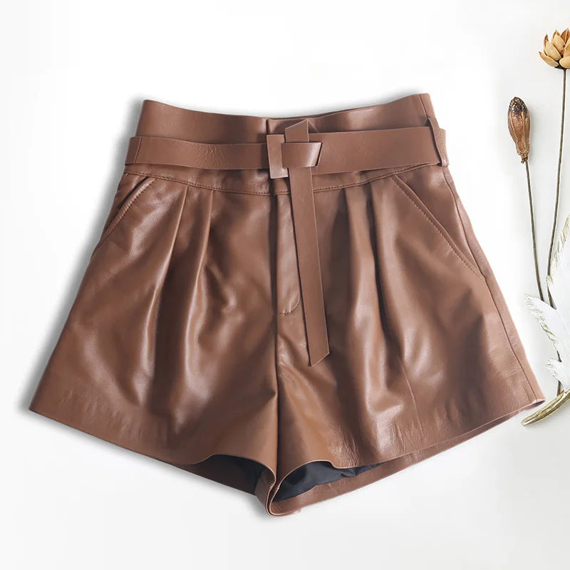 Daridu Leather Shorts