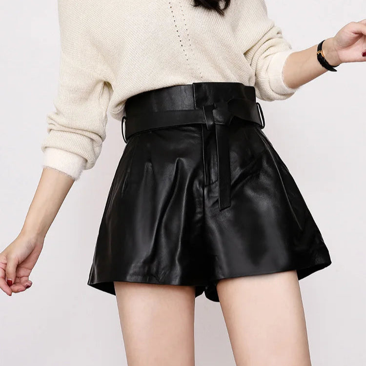 Daridu Leather Shorts