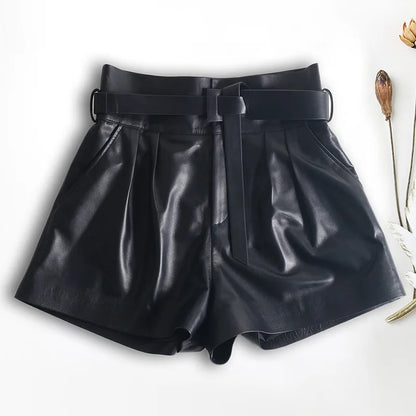 Daridu Leather Shorts