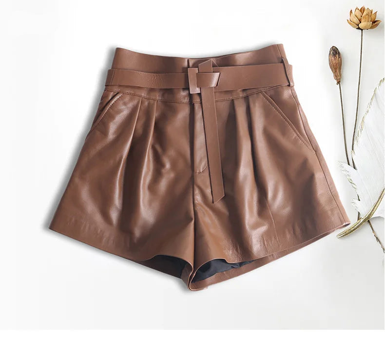 Daridu Leather Shorts