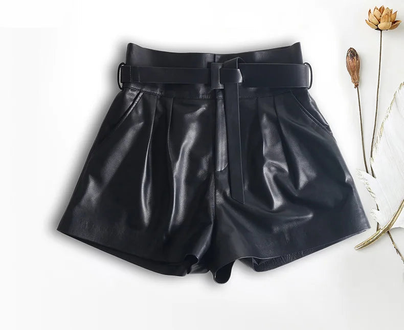 Daridu Leather Shorts