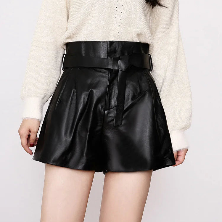 Daridu Leather Shorts