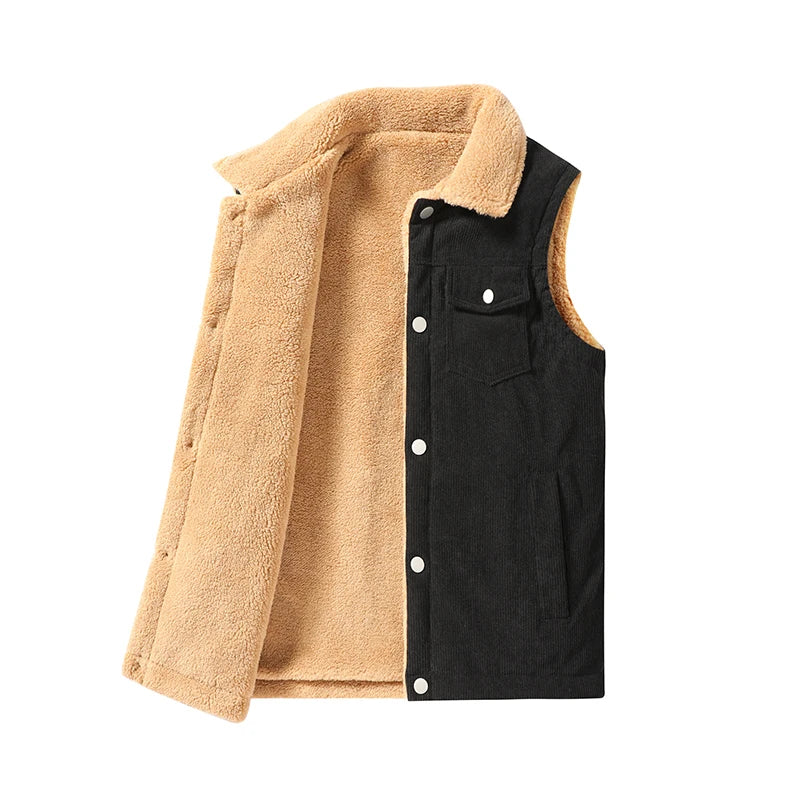 Endino Corduroy Sleeveless Jacket