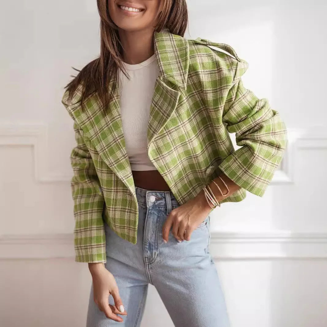 Aimira Plaid Jacket