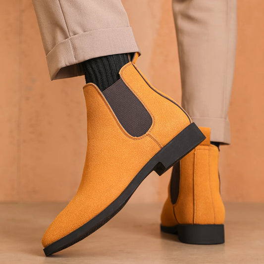 Deerskin Chelsea Boots