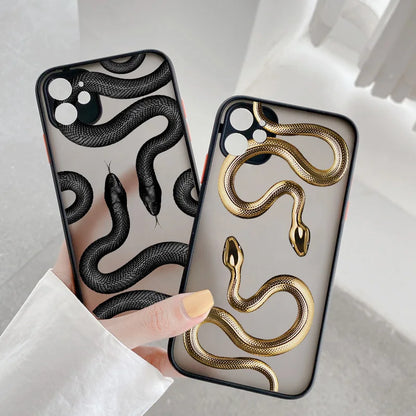 Color Double Snake iPhone Case