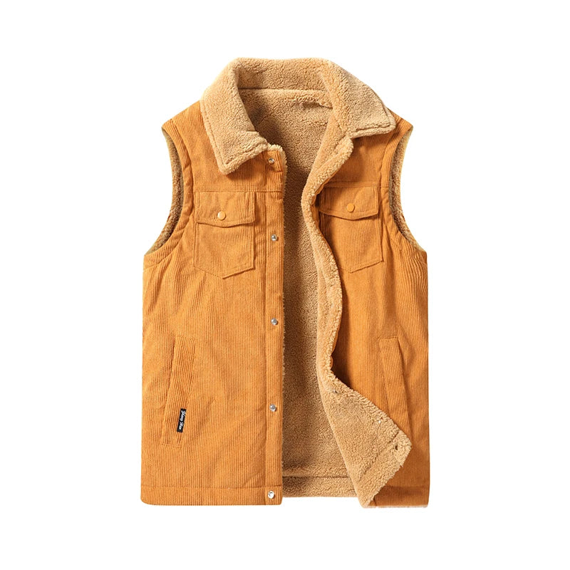 Endino Corduroy Sleeveless Jacket