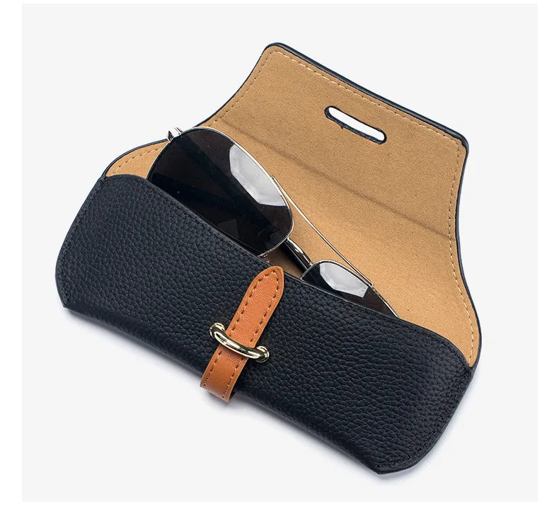 Genuine Leather Glasses Case