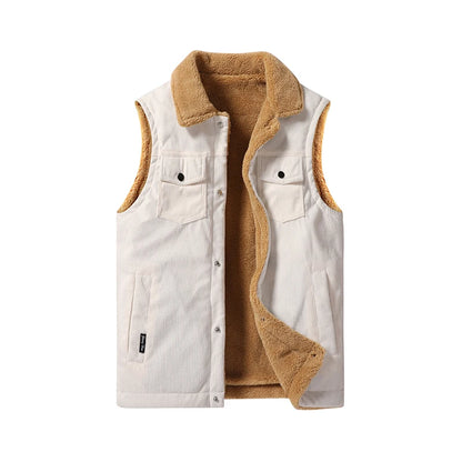 Endino Corduroy Sleeveless Jacket