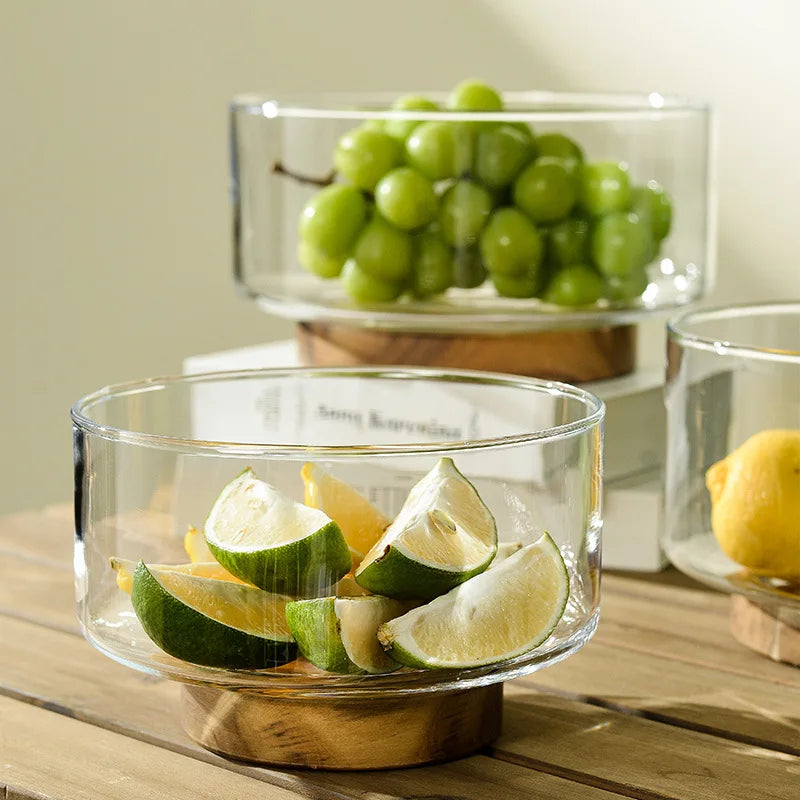 Fiore Glass Fruit Bowl