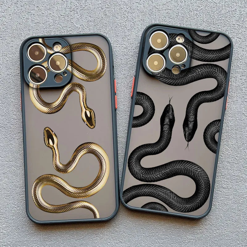 Color Double Snake iPhone Case