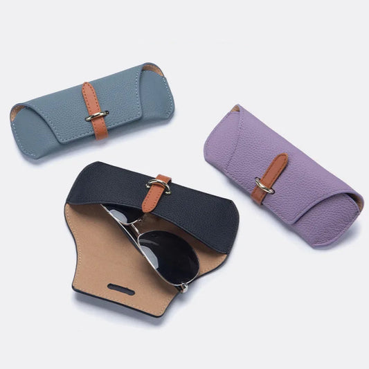 Genuine Leather Glasses Case