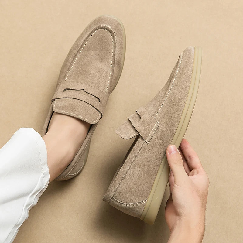 Genovese Suede Loafers