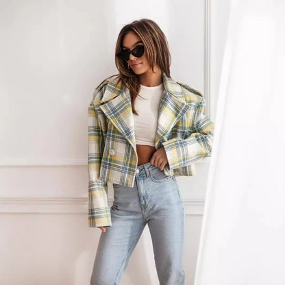 Aimira Plaid Jacket