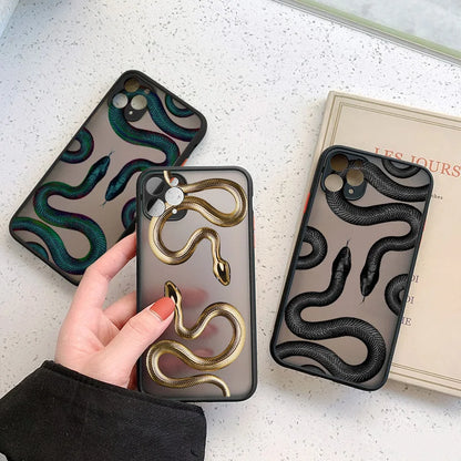 Color Double Snake iPhone Case