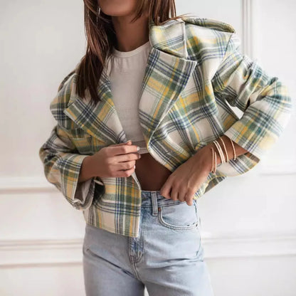 Aimira Plaid Jacket