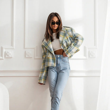 Aimira Plaid Jacket