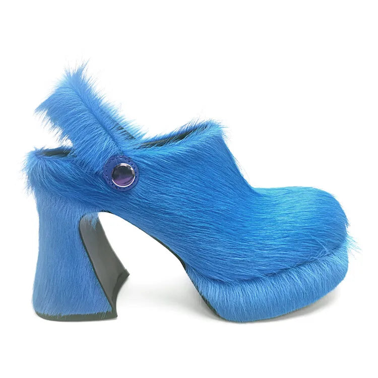 Fluffy Grace Heels