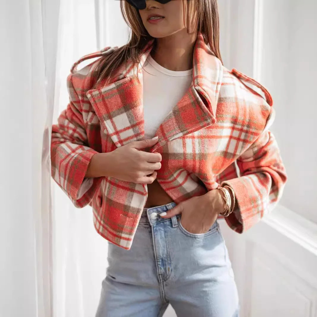 Aimira Plaid Jacket