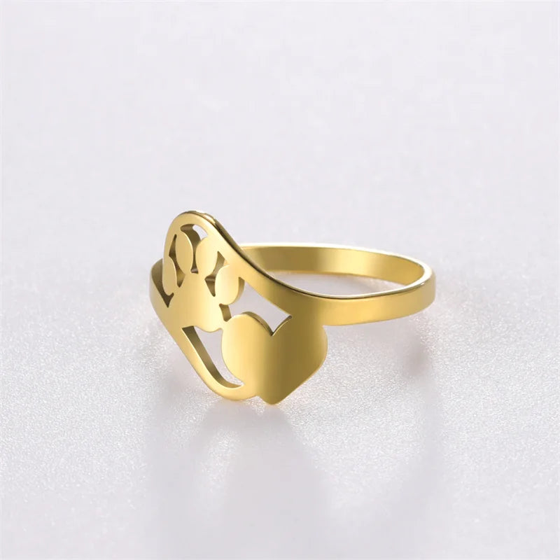 Paw Minimalist Ring