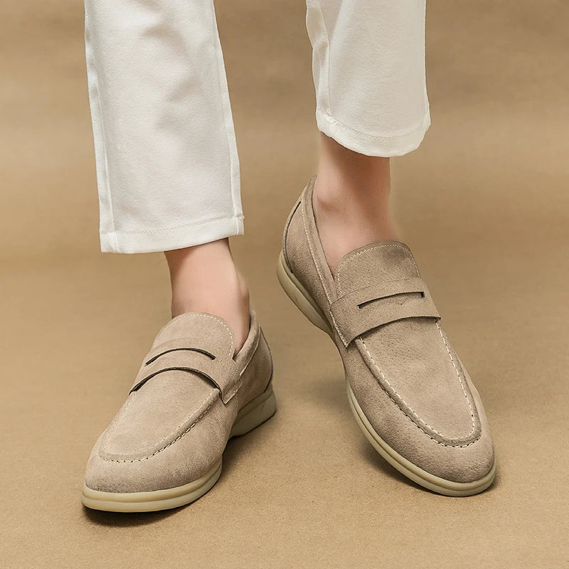 Genovese Suede Loafers