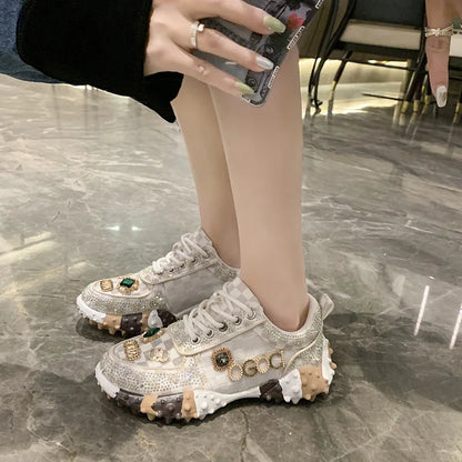 Rhinestone Sneakers