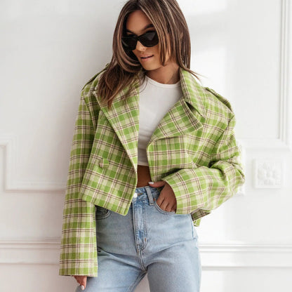 Aimira Plaid Jacket