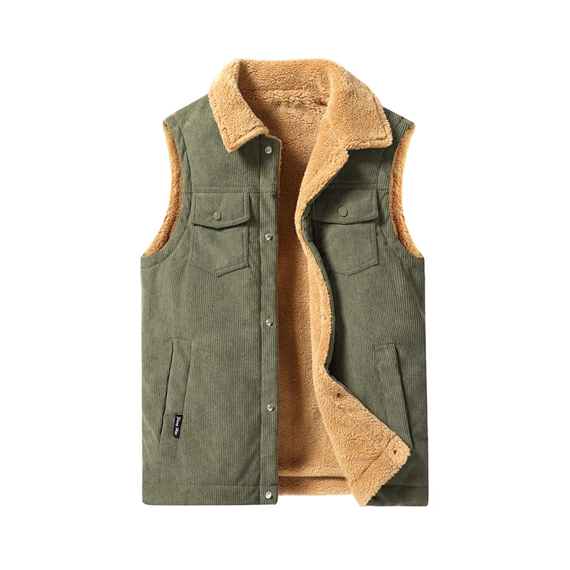 Endino Corduroy Sleeveless Jacket