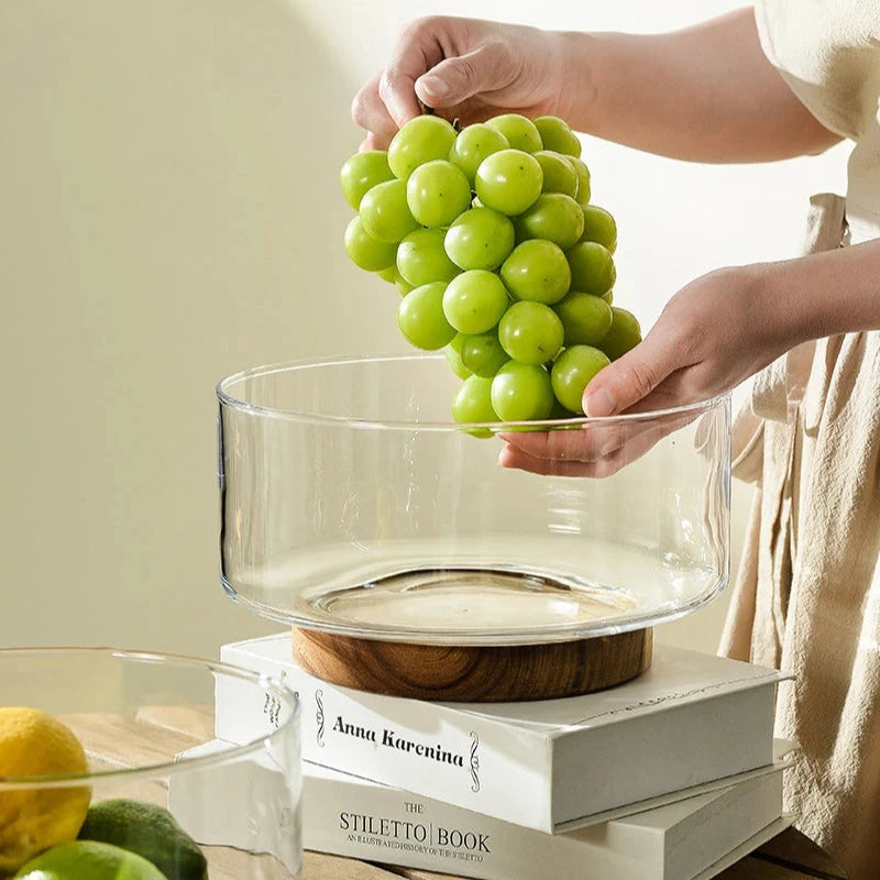 Fiore Glass Fruit Bowl