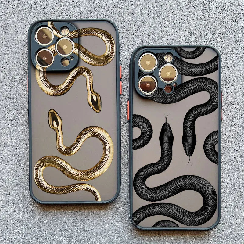 Color Double Snake iPhone Case