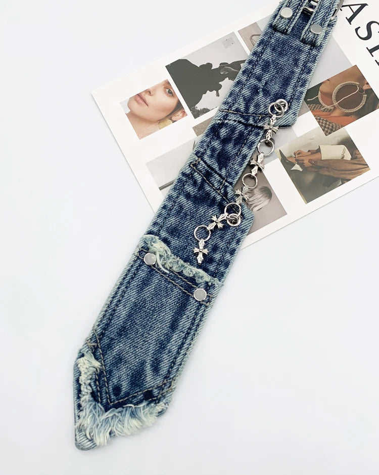 Bassi Denim Tie