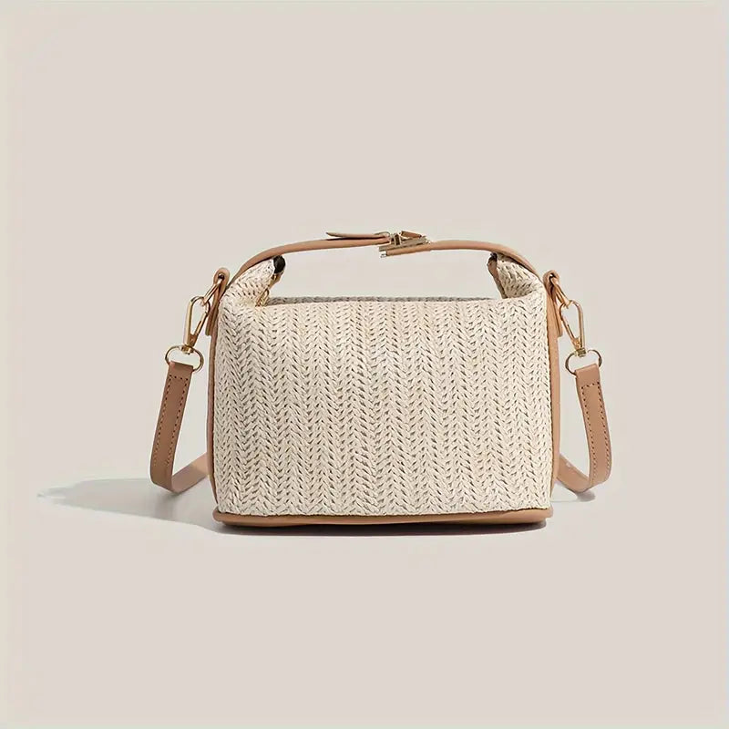 Sun-Kissed Straw Tote