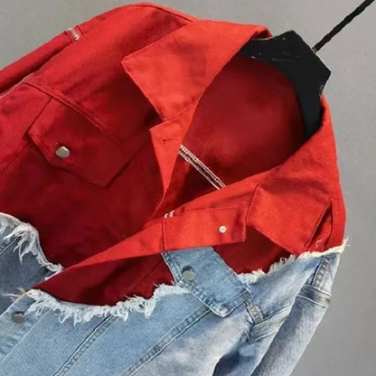 Lizad Denim Jacket